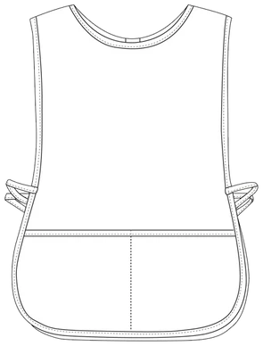 Durable Mesh Caddie Bib - 2 Pockets
